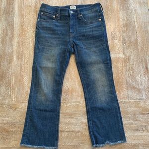 EUC • JCREW 9” Billie Demi Boot Crop Jeans